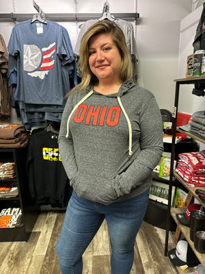 Vintage Ohio long sleeve with Hood