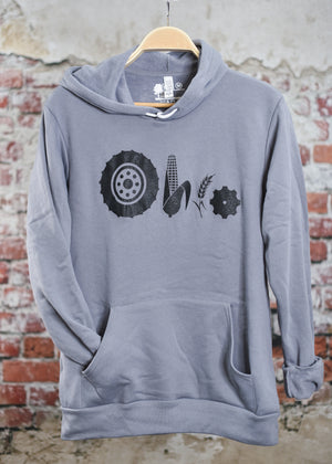 AgOhio Grey Hoodie