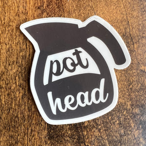 Pot Head Sticker